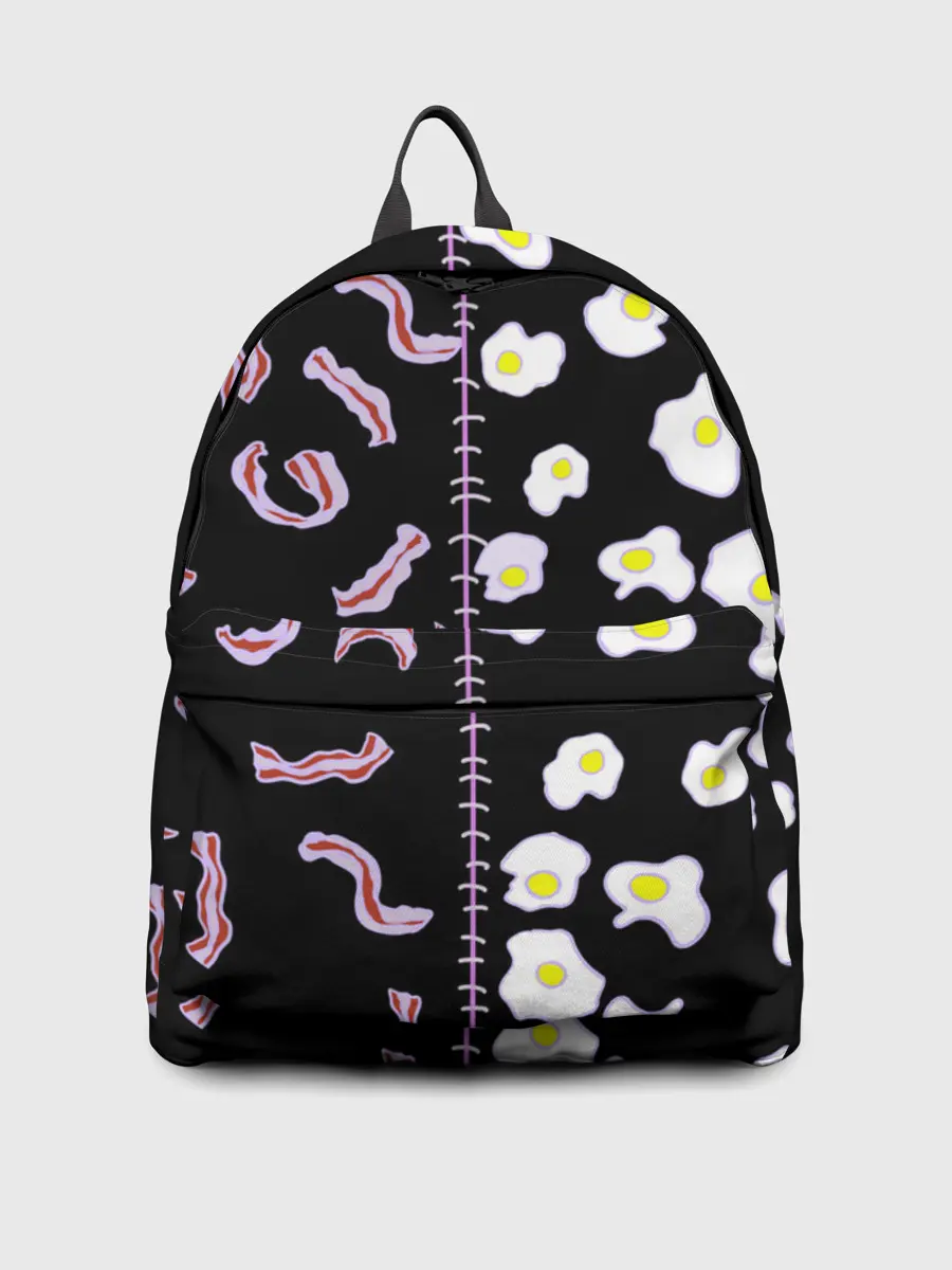 Рюкзак джинсовый / Яичница с беконом