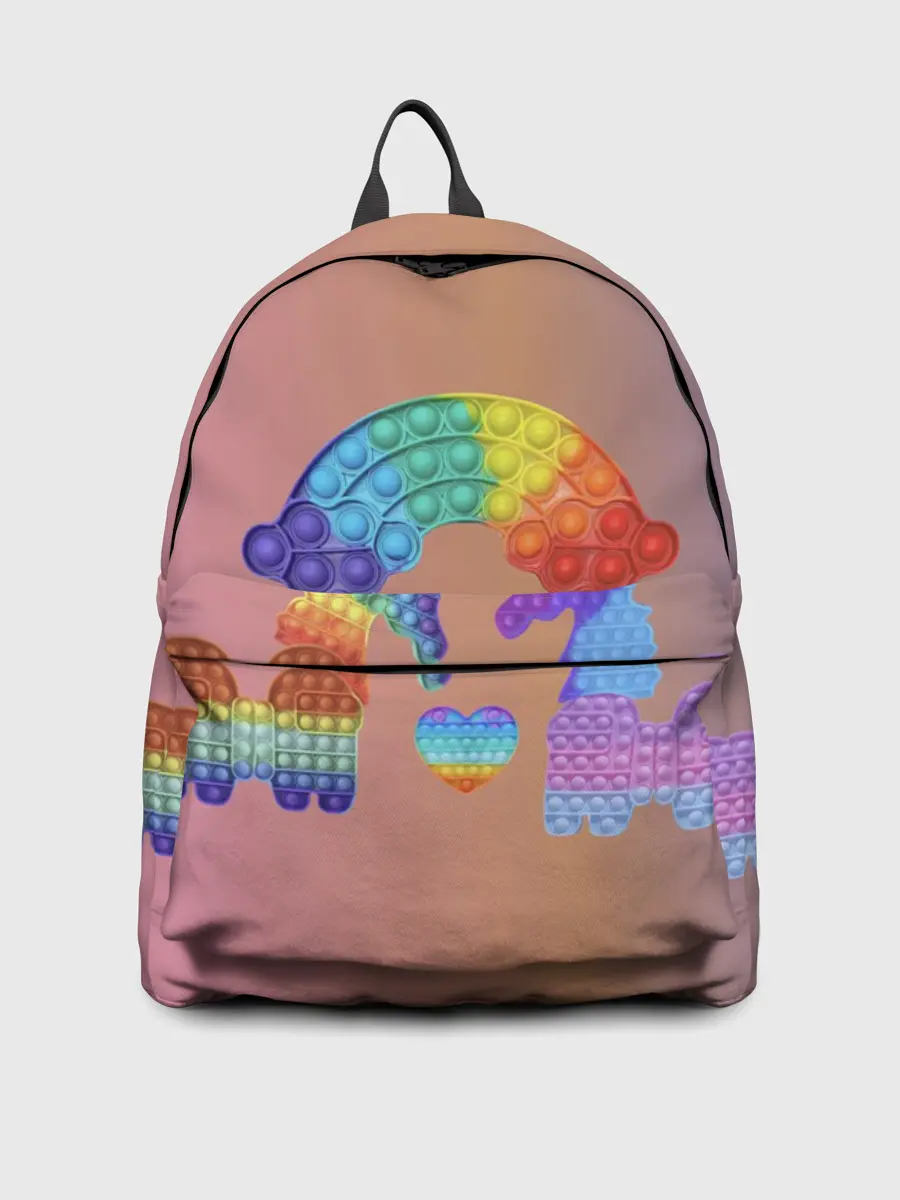 Рюкзак джинсовый / Единороги уже не те