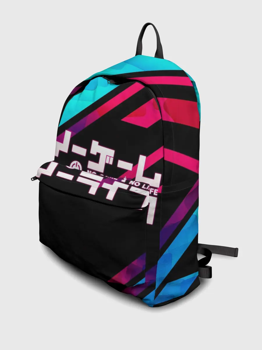 Рюкзак джинсовый / NO GAME NO LIFE LOGO
