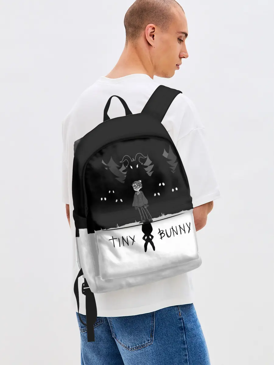 Рюкзак джинсовый / Tiny Bunny ужасы