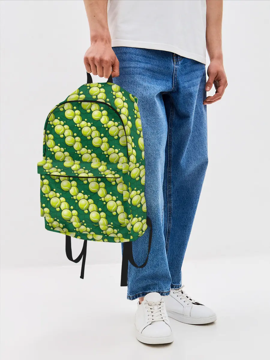 Рюкзак джинсовый / Теннисные Мячики