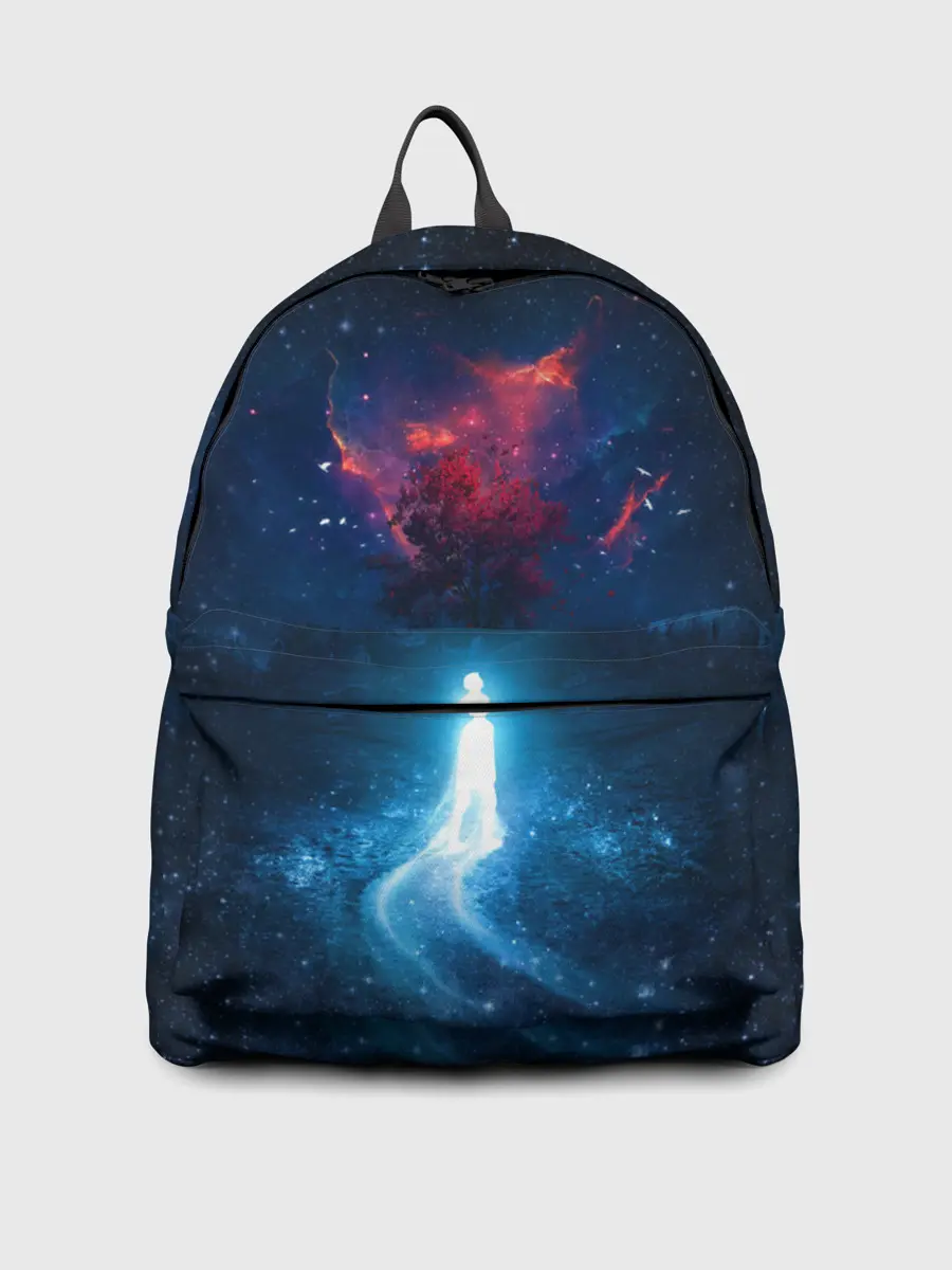 Рюкзак джинсовый / Душа идущая в космос | Soul space