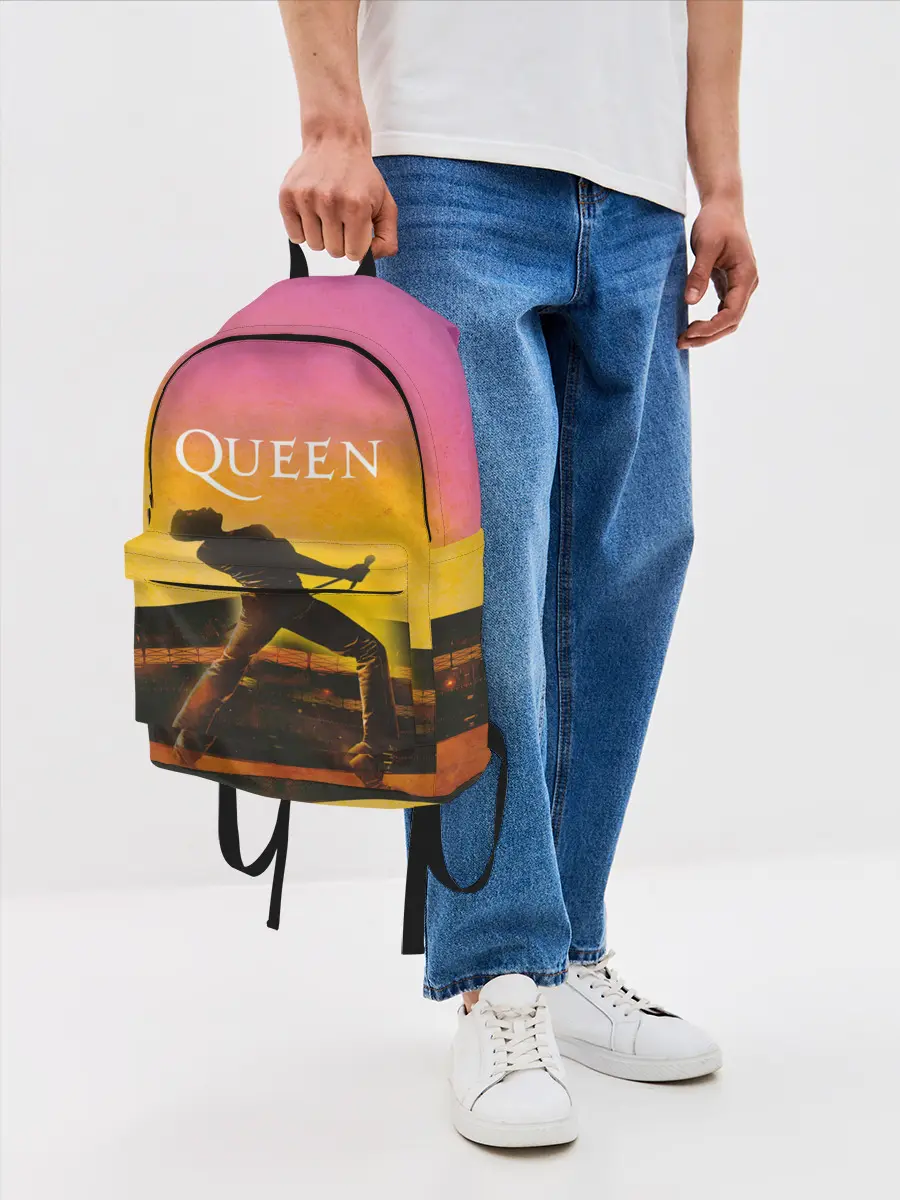 Рюкзак джинсовый / Queen | Freddie Mercury