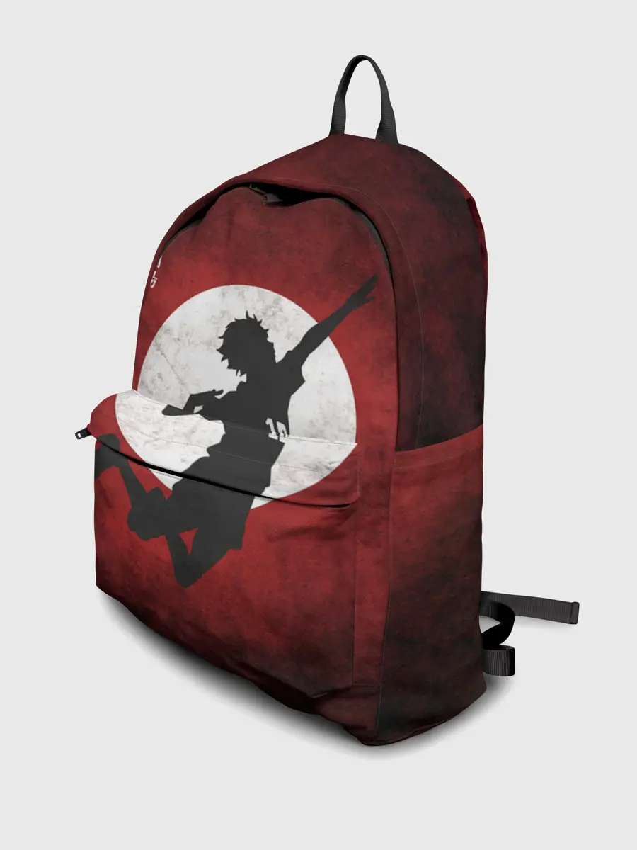 Рюкзак джинсовый / Шоё Хината прыжок | Haikyu!!