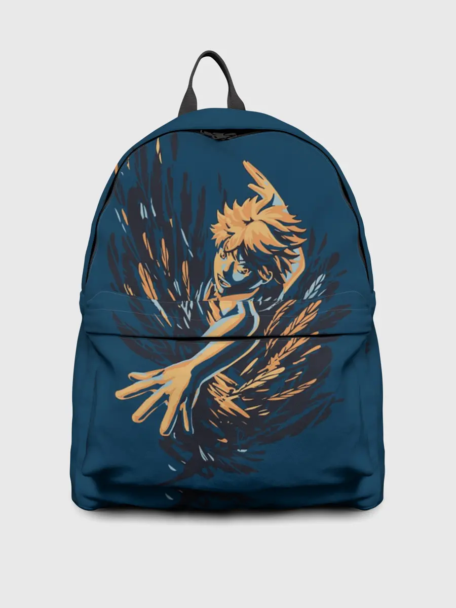 Рюкзак джинсовый / ХИНАТА | ВОЛЕЙБОЛ