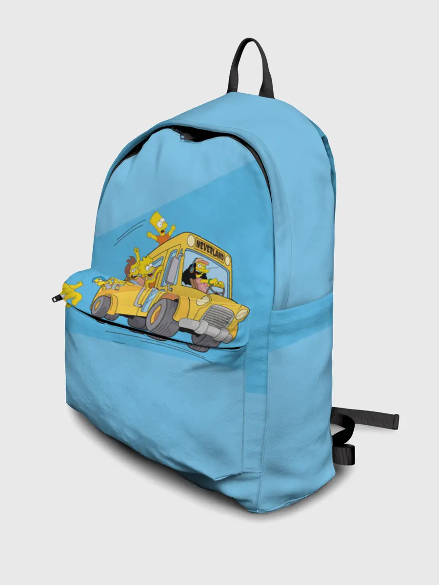 Рюкзак джинсовый / Автобус в Неверленд