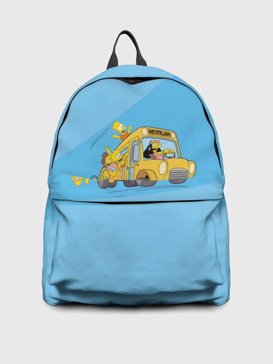 Рюкзак джинсовый / Автобус в Неверленд