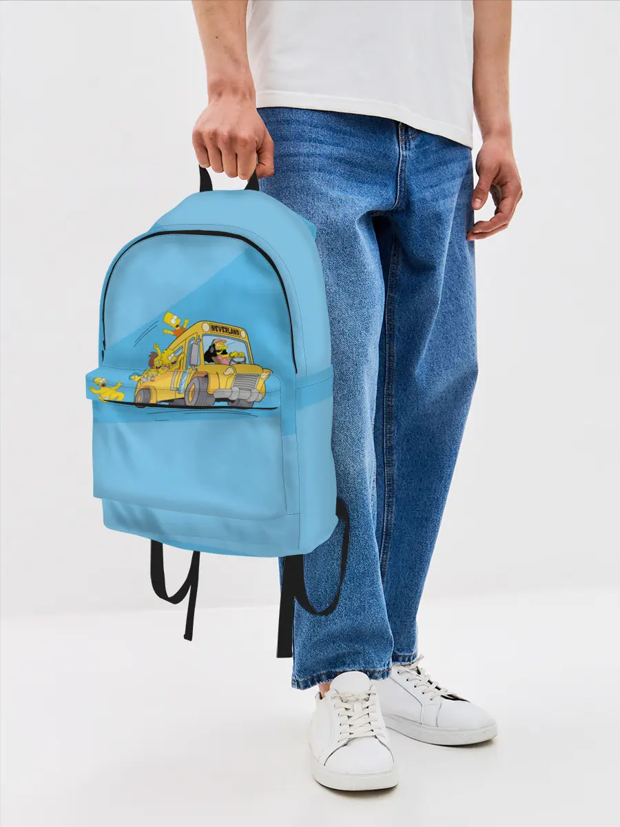 Рюкзак джинсовый / Автобус в Неверленд