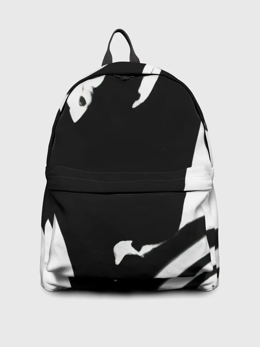 Рюкзак джинсовый / Надпись на спине, каллиграфия