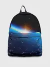 Рюкзак джинсовый / КОСМИЧЕСКИЙ РАССВЕТ 3D