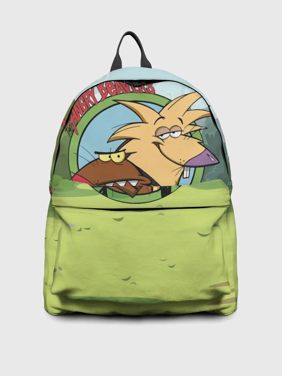 Рюкзак джинсовый / Крутые Бобры | Angry Beavers