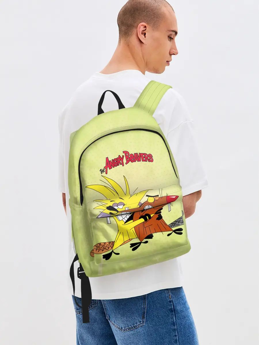 Рюкзак джинсовый / Крутые бобры