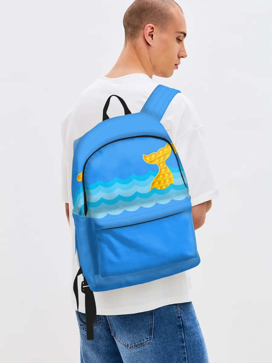 Рюкзак джинсовый / Pop it / Simple Dimple