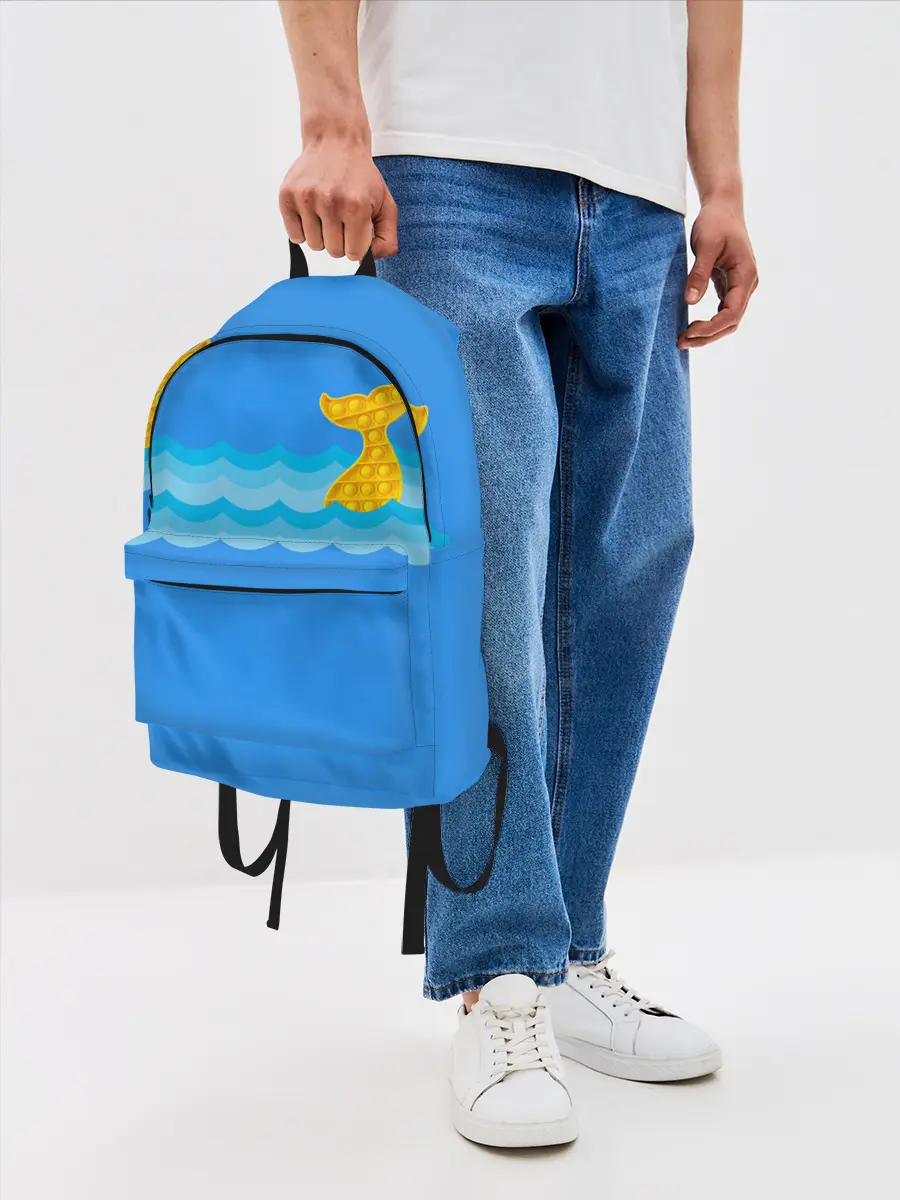 Рюкзак джинсовый / Pop it / Simple Dimple