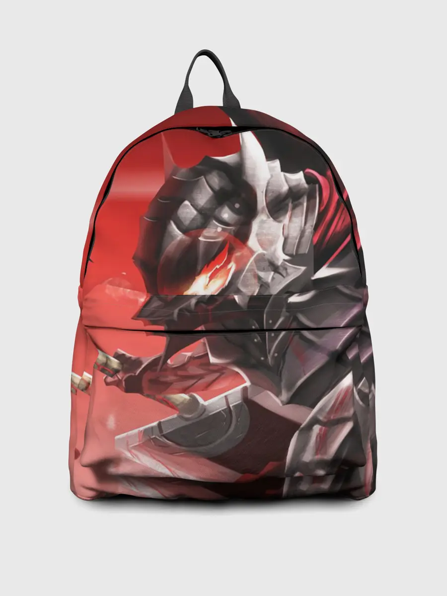 Рюкзак джинсовый / БЕРСЕРК с двух сторон