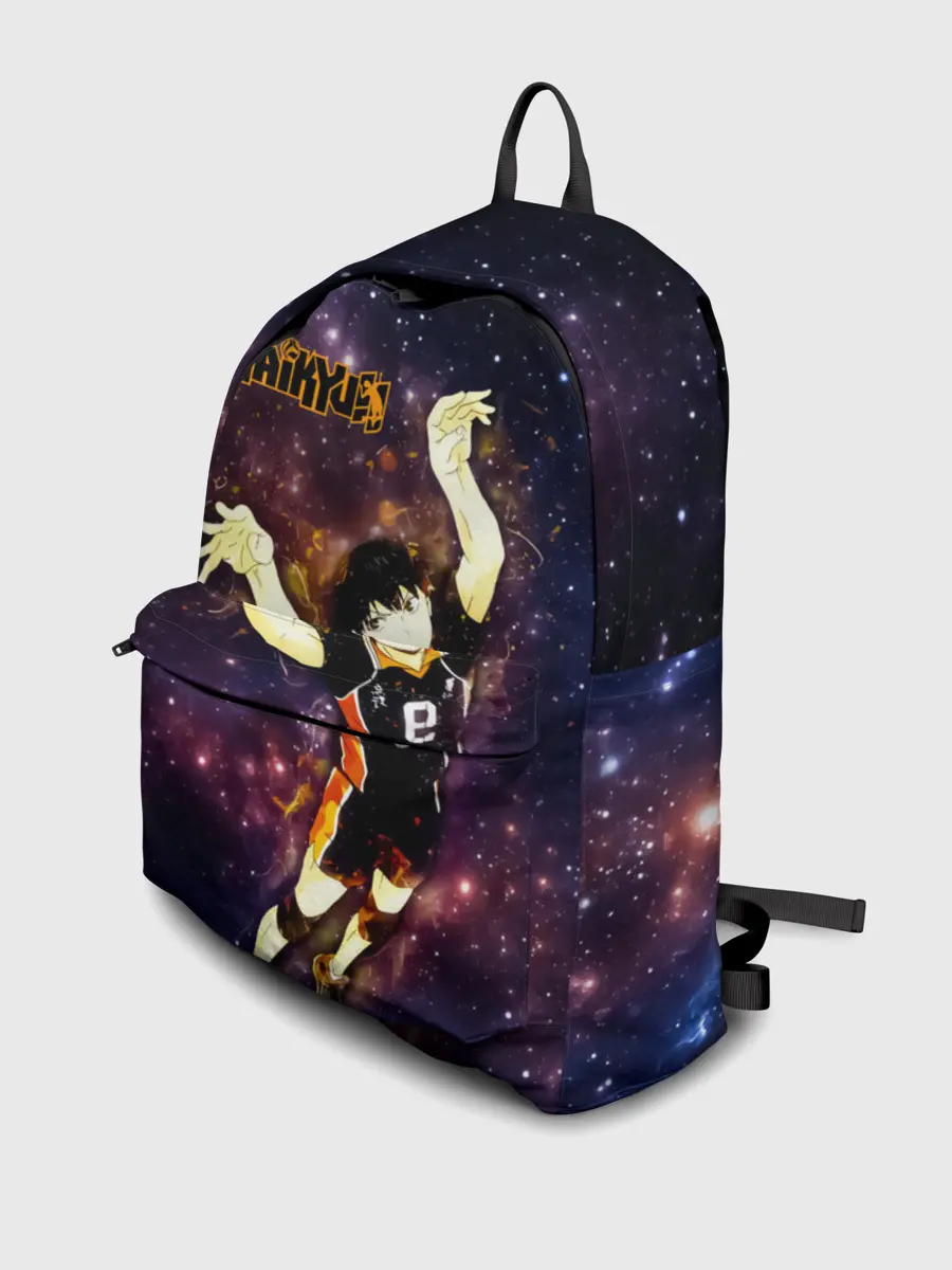 Рюкзак джинсовый / Космический Тобио Кагеяма Haikyuu!!