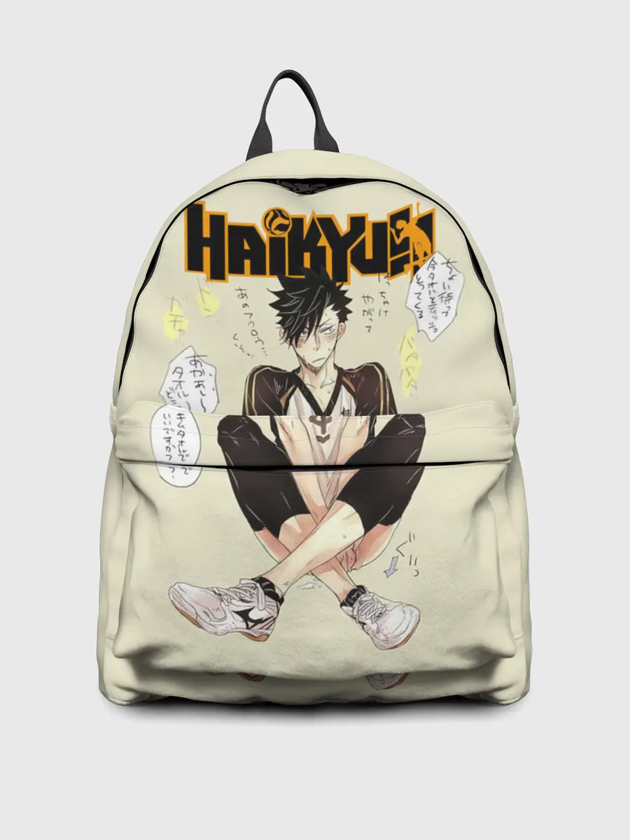 Рюкзак джинсовый / Куроо Тецуро | Старшая Некома