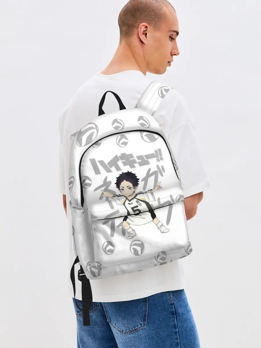 Рюкзак джинсовый / Кейджи Акааши Академия Фукуродани