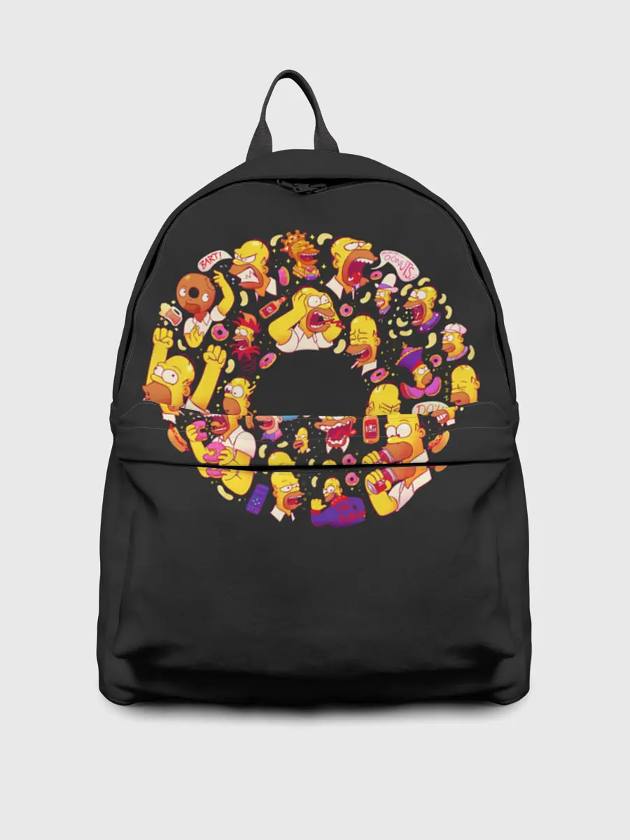 Рюкзак джинсовый / Пончик Гомер