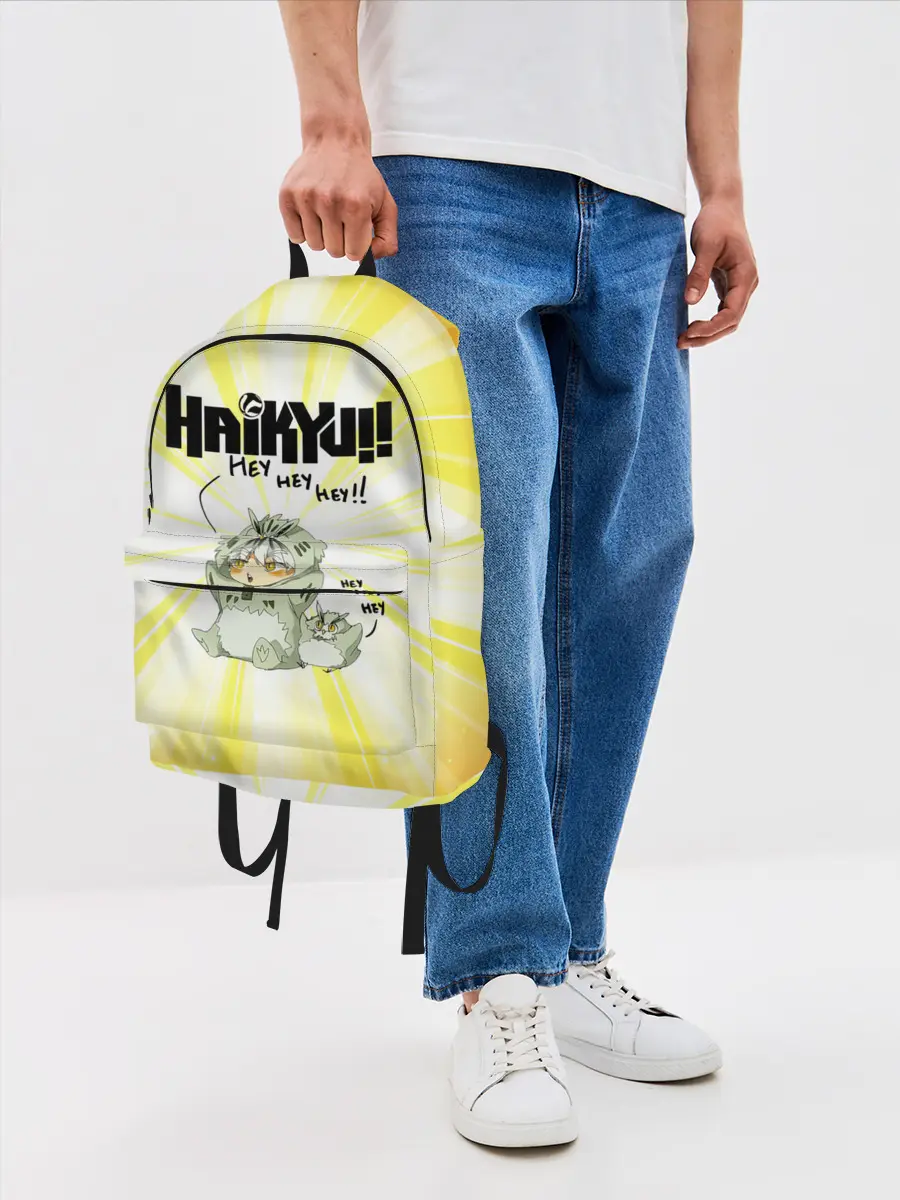 Рюкзак джинсовый / HEY HEY HEY Котаро Бокуто сова