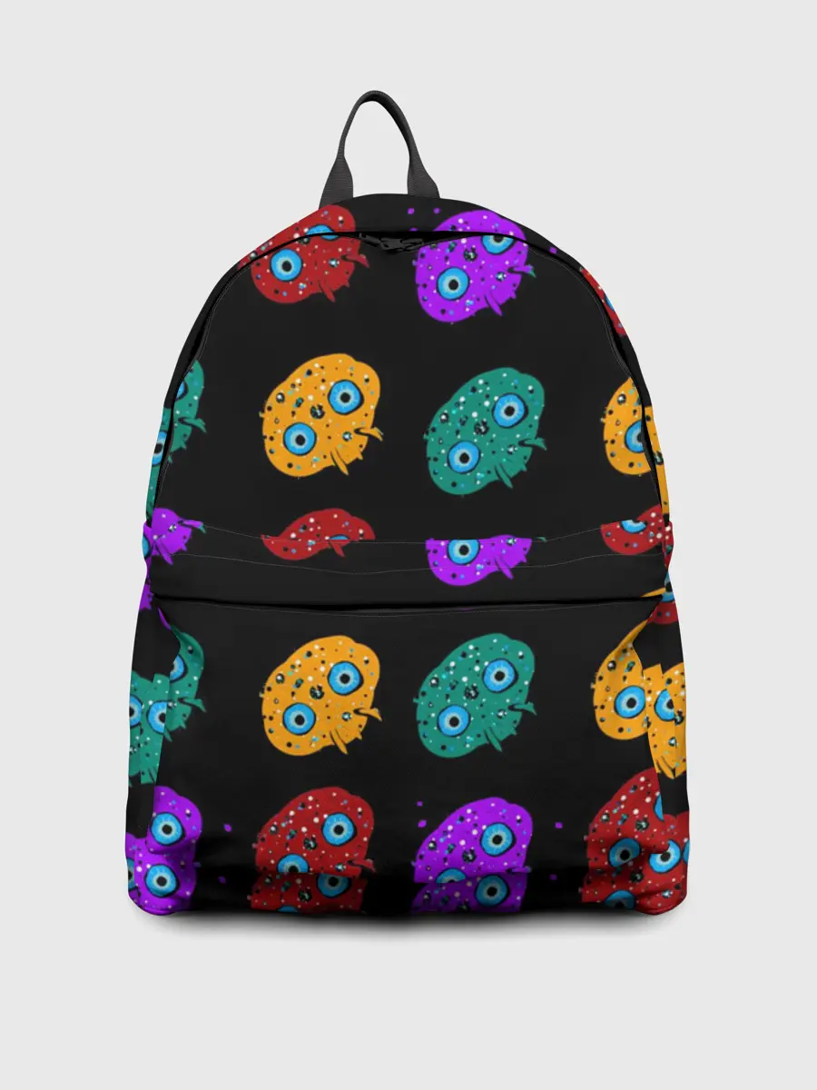 Рюкзак джинсовый / Нашествие инопланетян-ктулху