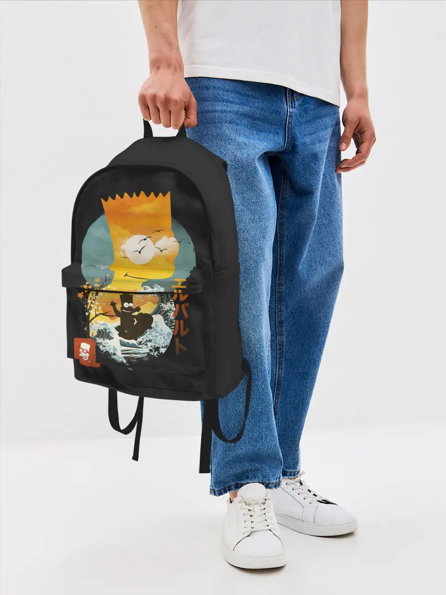 Рюкзак джинсовый / Барт в Азии