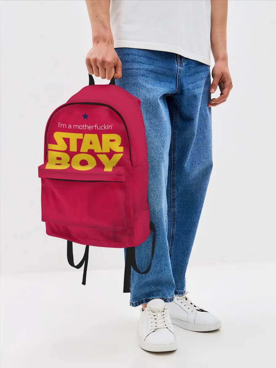 Рюкзак джинсовый / The Weeknd - Star Boy