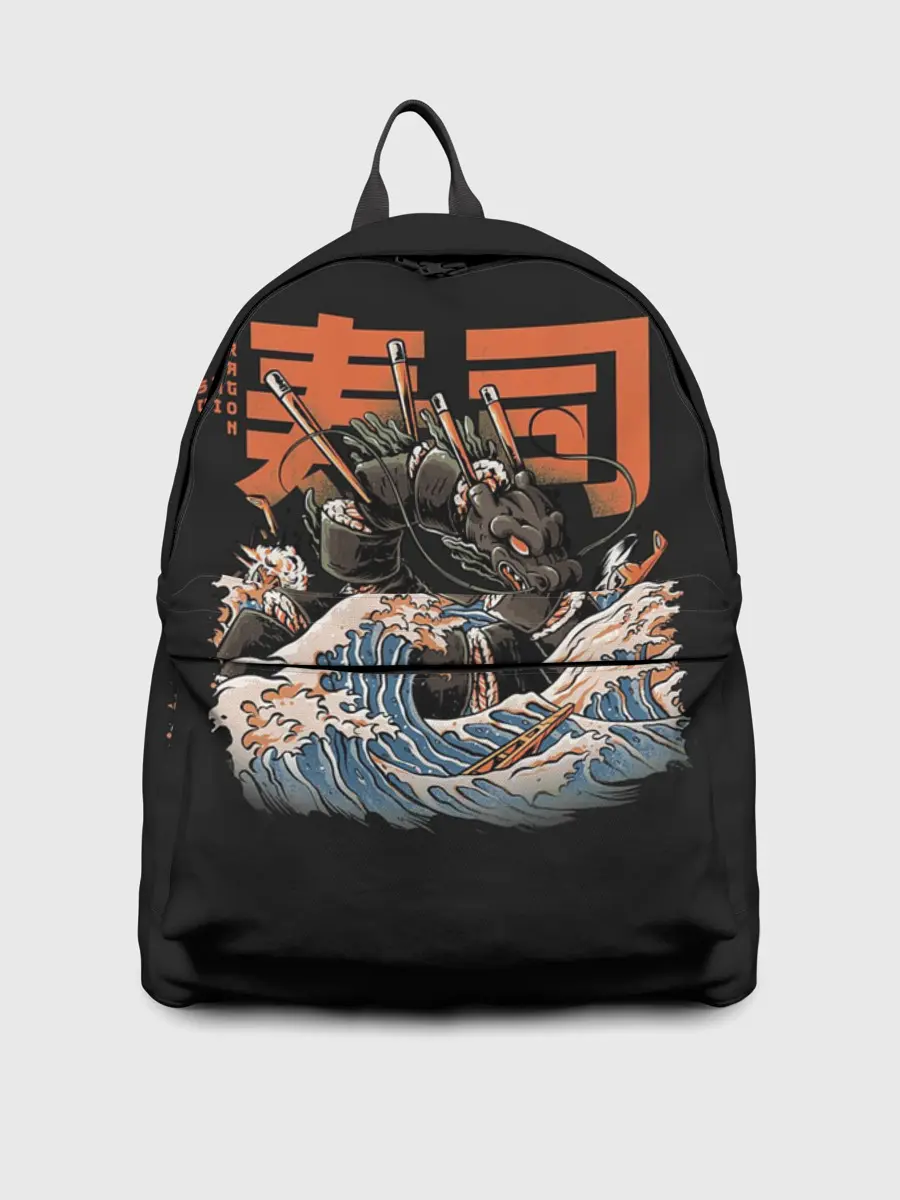 Рюкзак джинсовый / Sushi Dragon