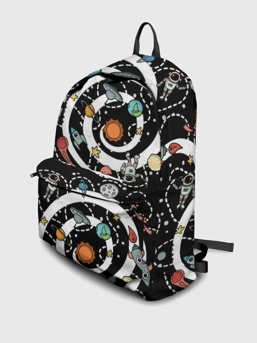 Рюкзак джинсовый / Космический астронавт