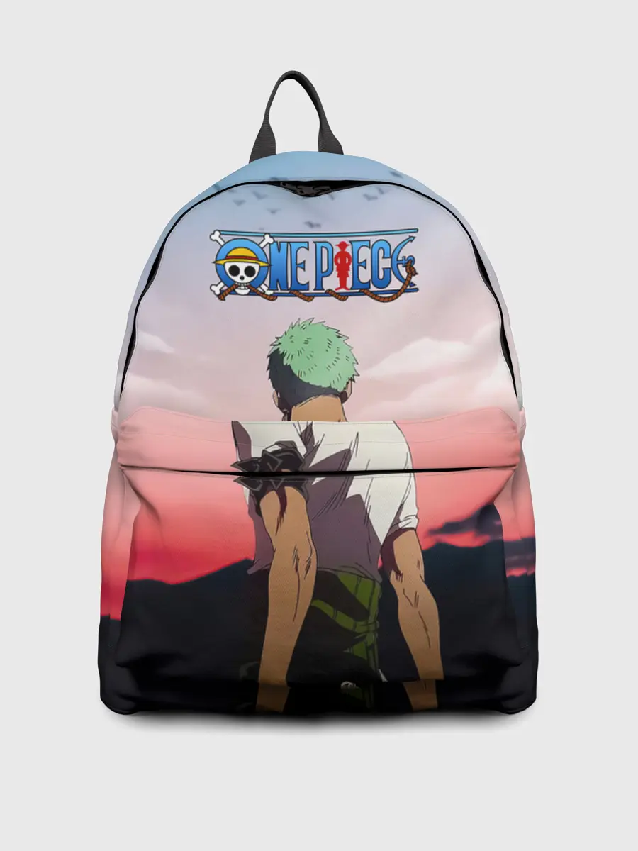 Рюкзак джинсовый / Ророноа Зоро эпичный One Piece