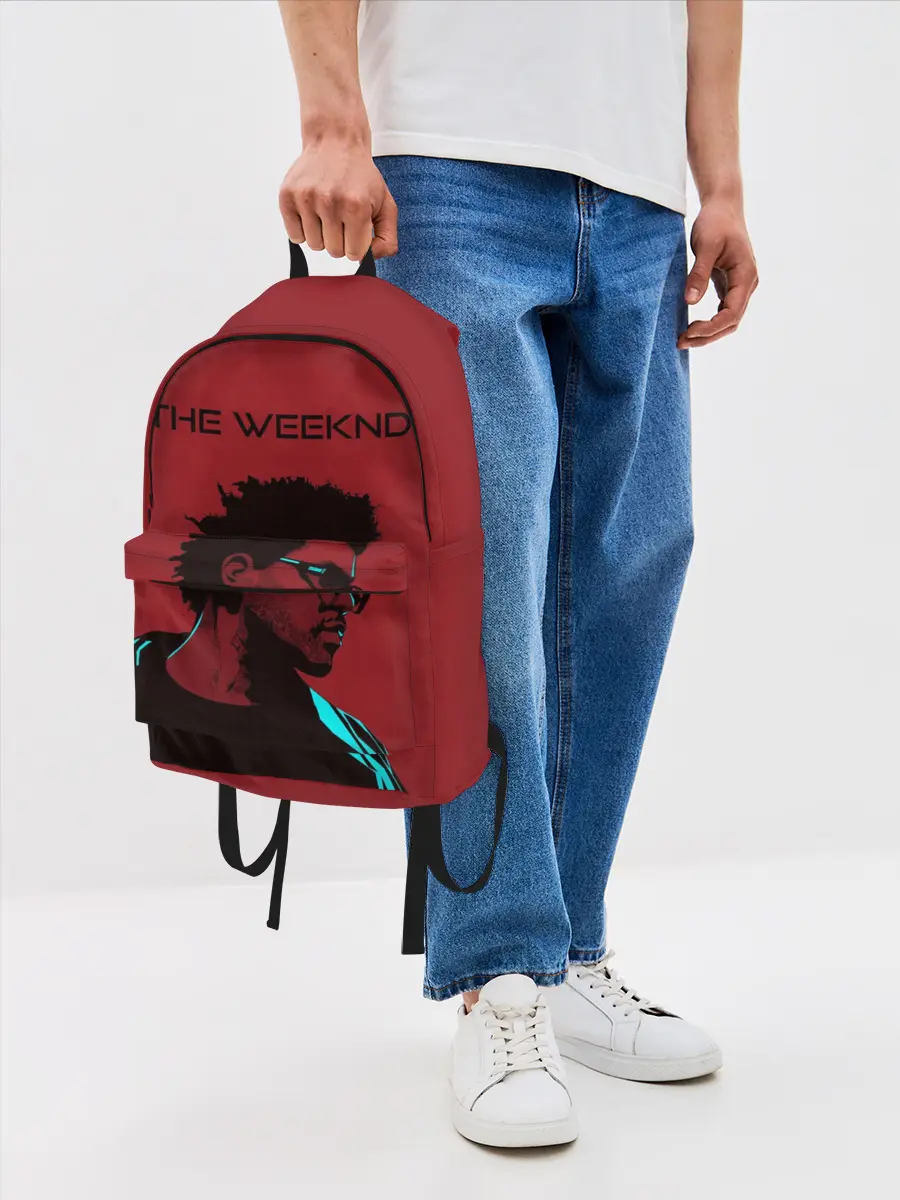 Рюкзак джинсовый / the weeknd