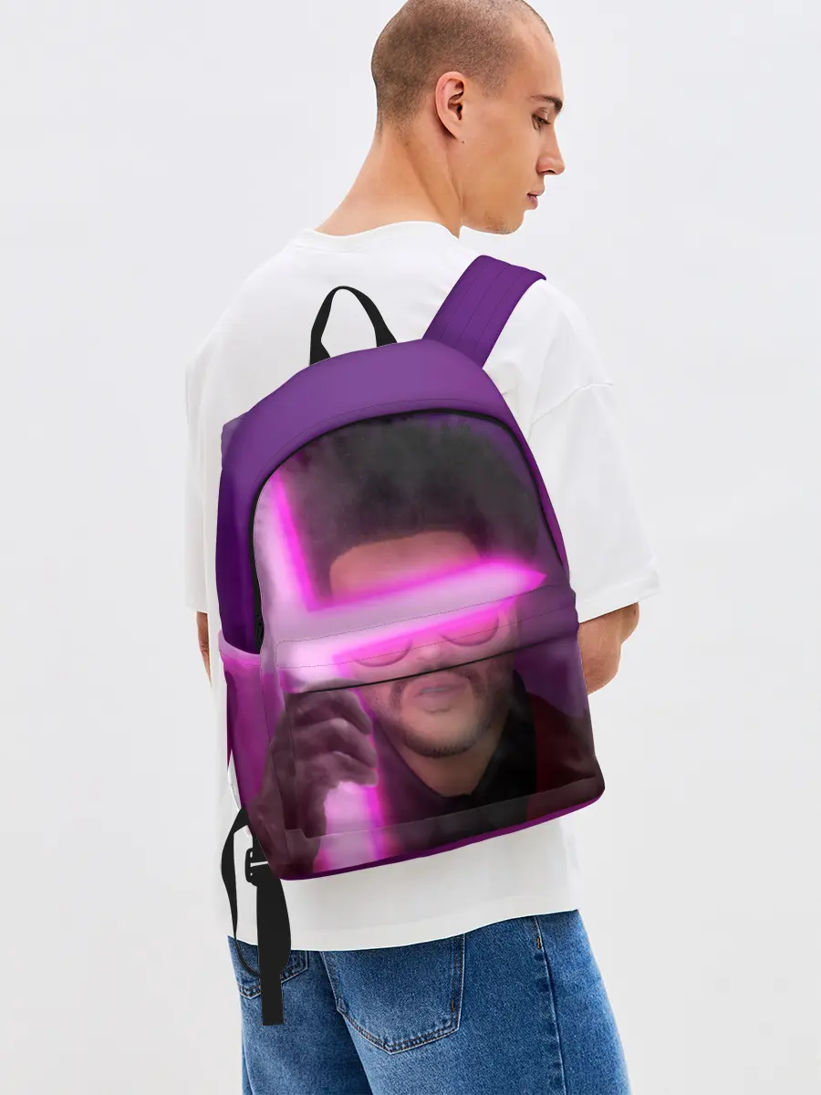 Рюкзак джинсовый / The Weeknd - Blinding Lights