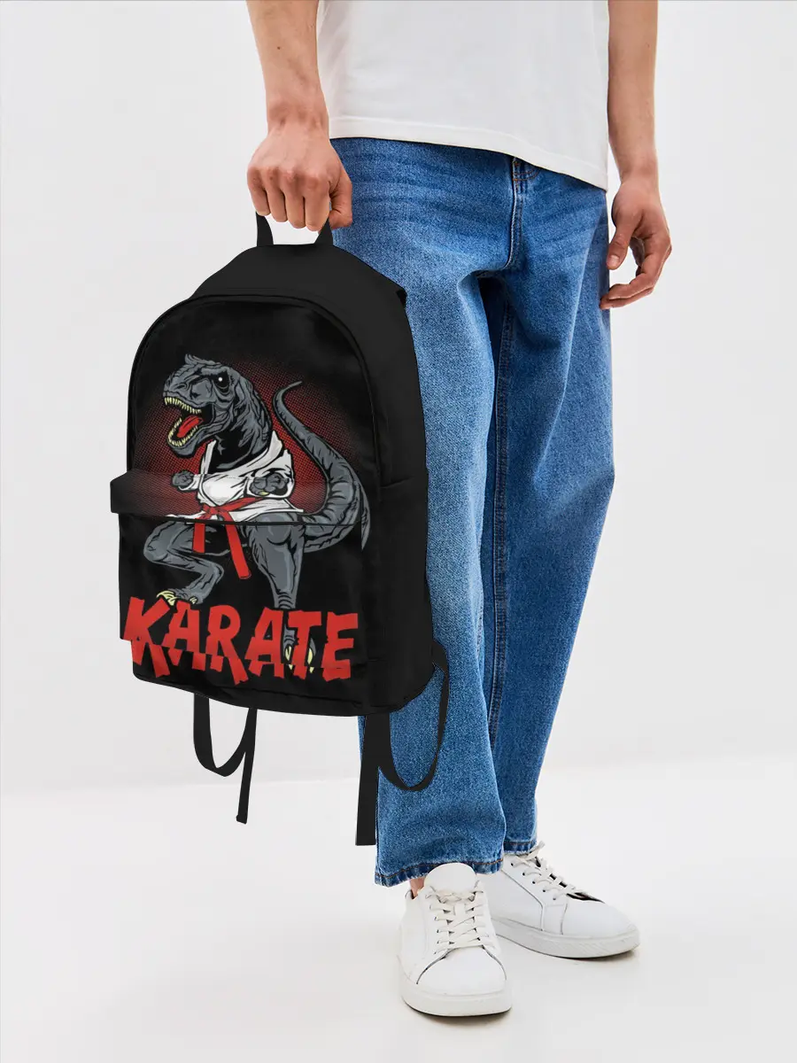 Рюкзак джинсовый / KARATE T-REX