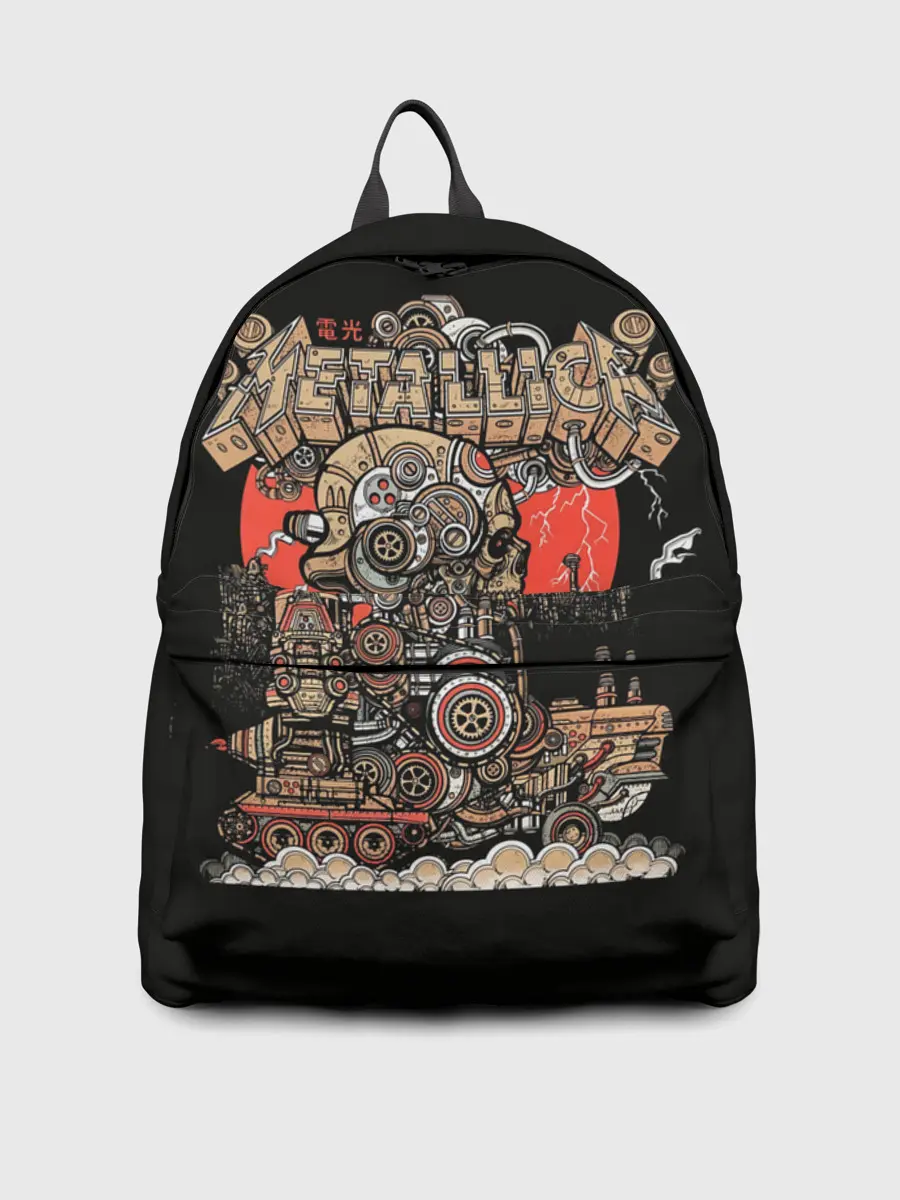 Рюкзак джинсовый / Стимпанк Металлика