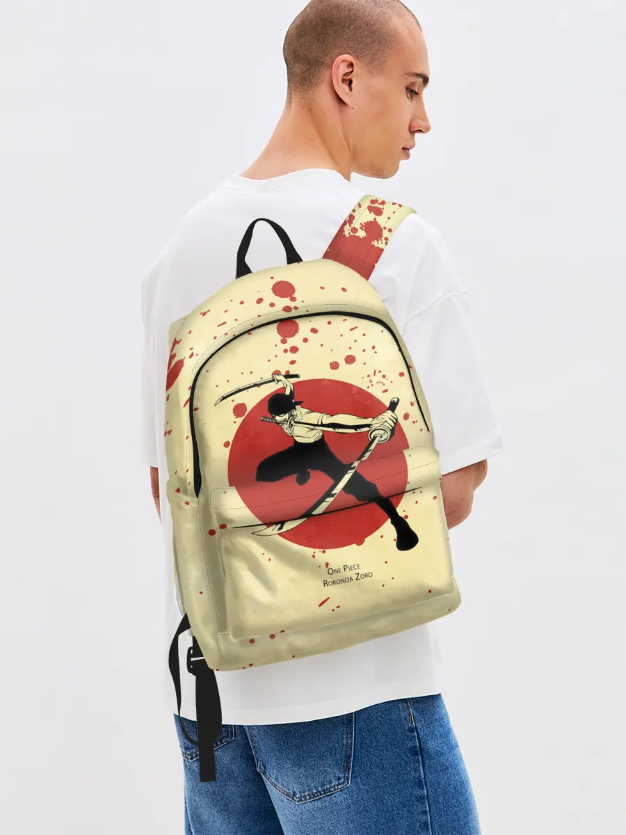 Рюкзак джинсовый / Зоро | One Piece. Большой куш