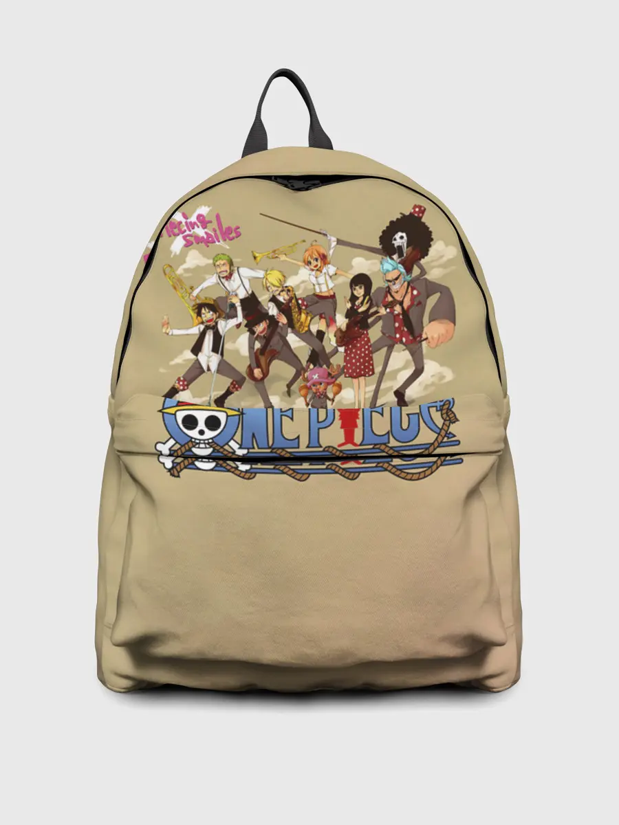 Рюкзак джинсовый / Пираты Соломенной Шляпы | One Piece