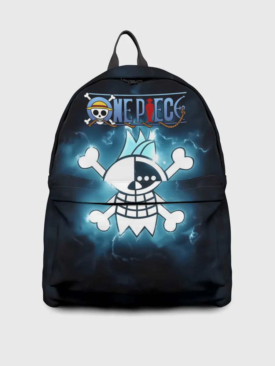 Рюкзак джинсовый / Веселый Роджер Фрэнки | One Piece