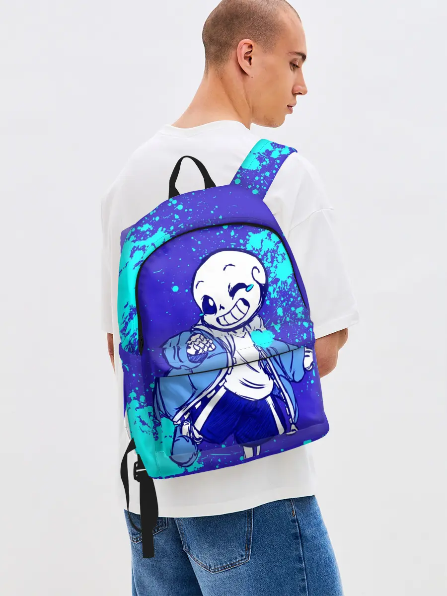 Рюкзак джинсовый / UNDERTALE SANS BLUE