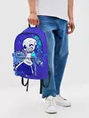 Рюкзак джинсовый / UNDERTALE SANS BLUE