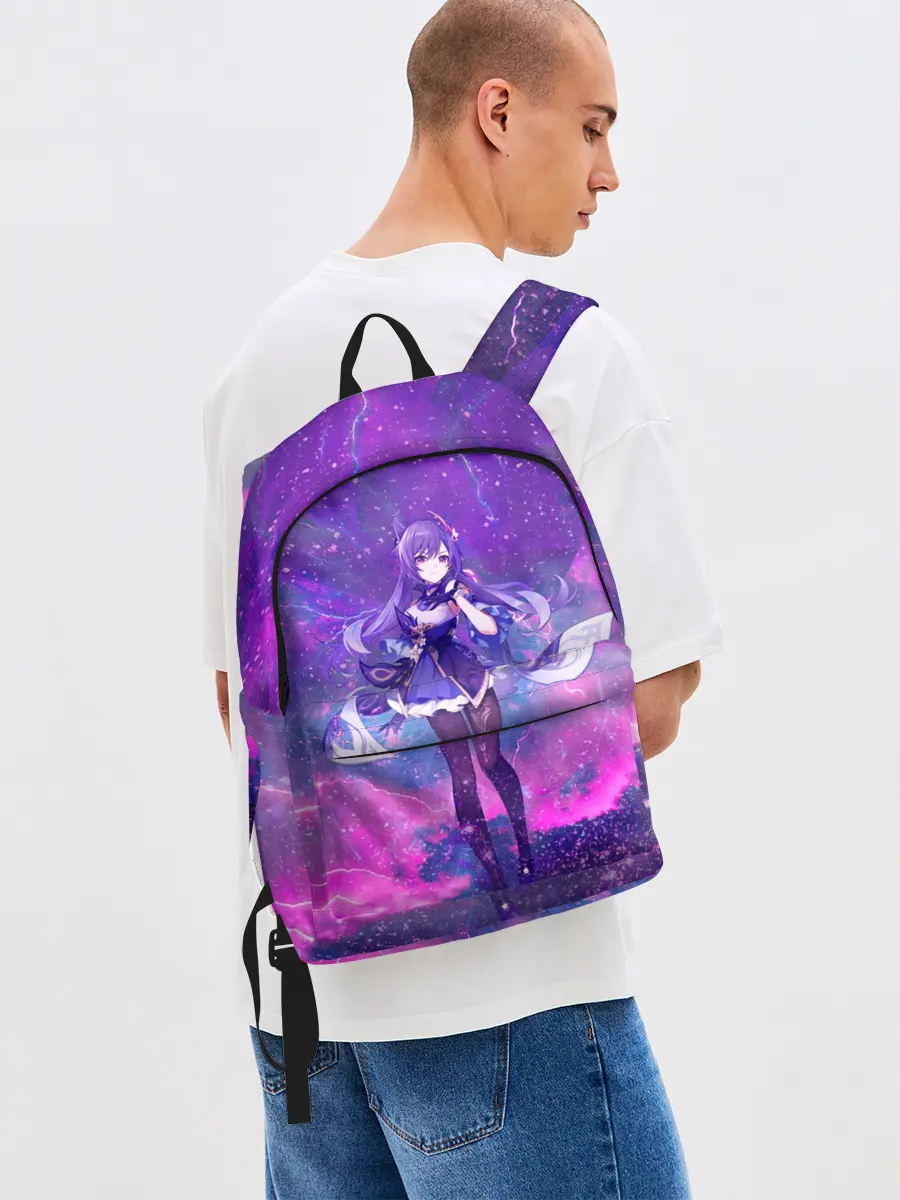 Рюкзак джинсовый / Genshin Impact Кэ Цин