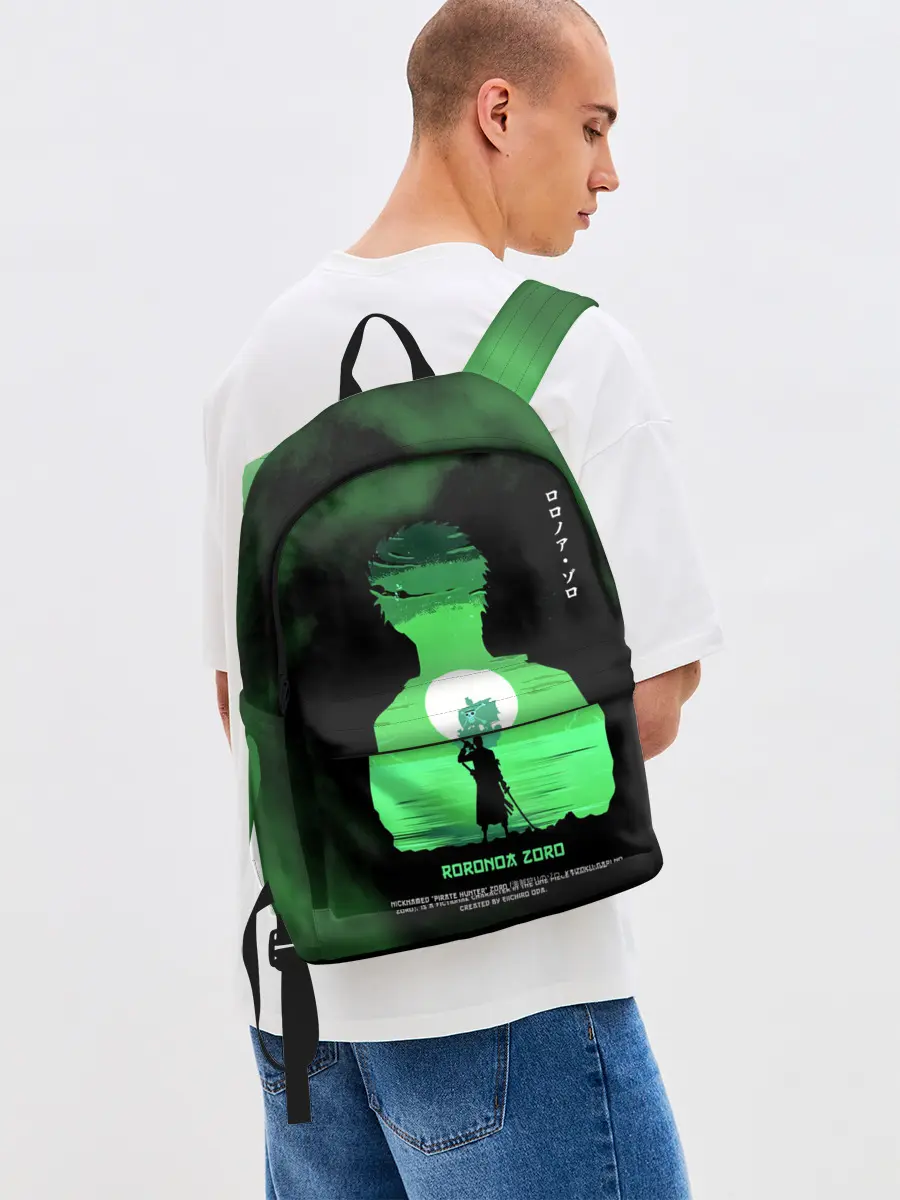Рюкзак джинсовый / Ророноа Зоро | One Piece