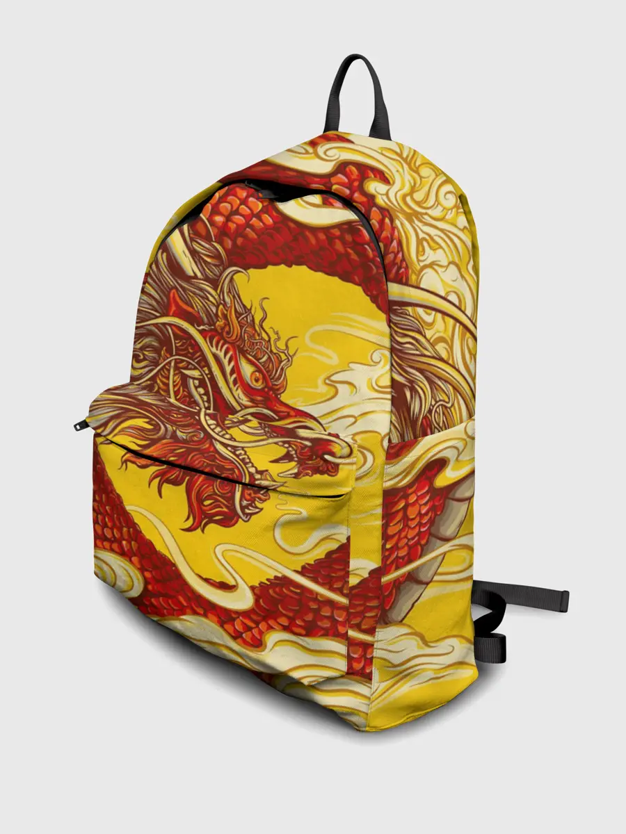 Рюкзак джинсовый / Китайский Дракон, China Dragon