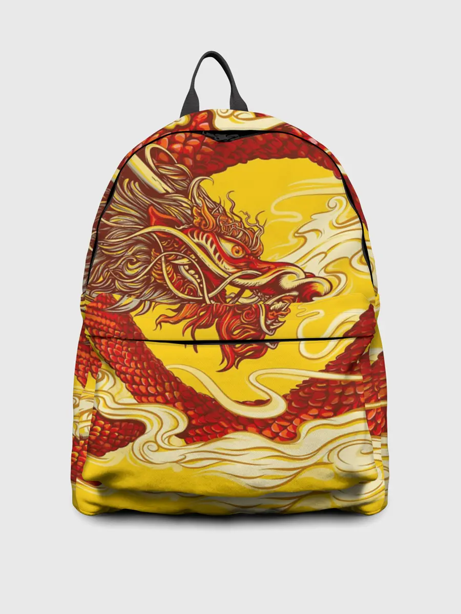Рюкзак джинсовый / Китайский Дракон, China Dragon