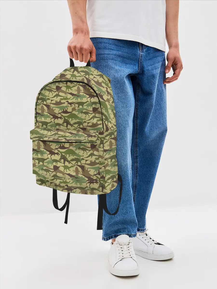 Рюкзак джинсовый / Динозавры