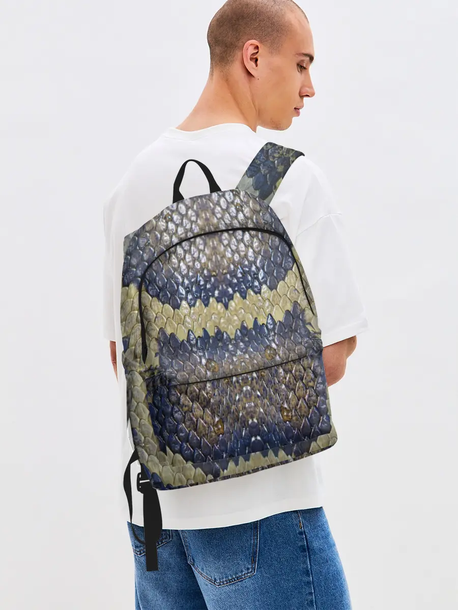 Рюкзак джинсовый / Рептилоид. Змея