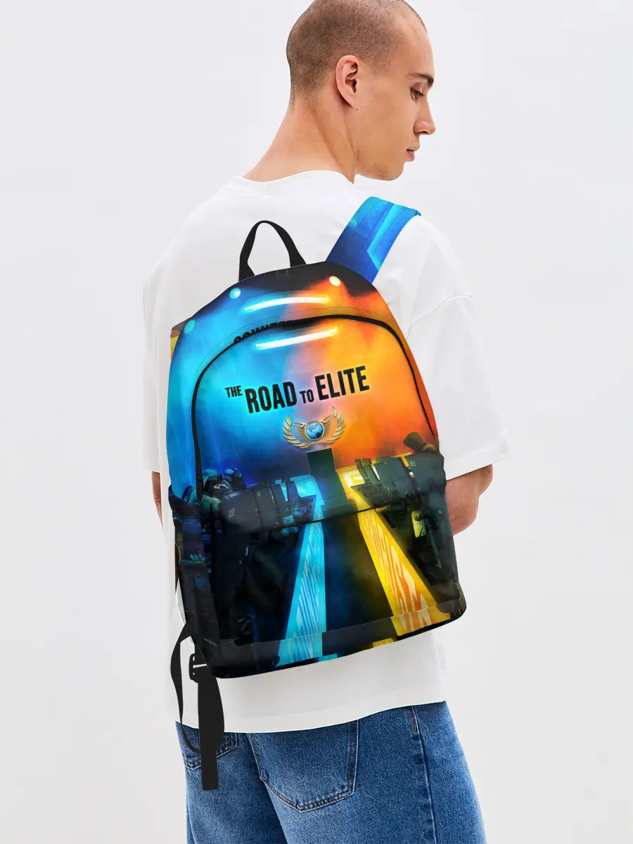 Рюкзак джинсовый / Road to global elite