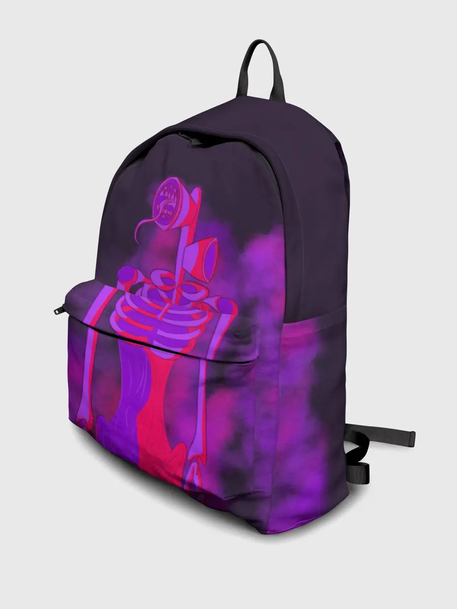 Рюкзак джинсовый / СИРЕНОГОЛОВЫЙ НЕОН