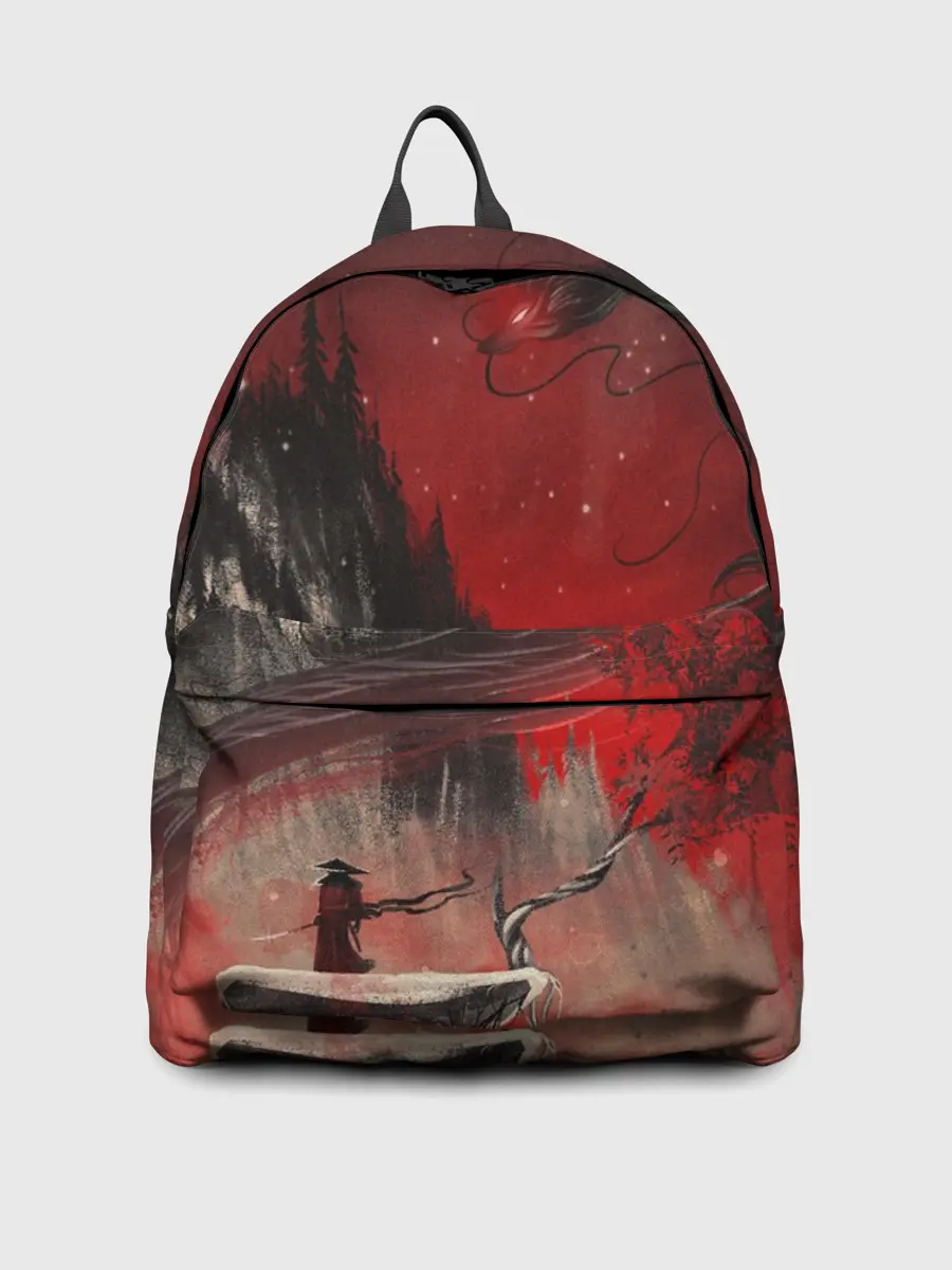 Рюкзак джинсовый / ЗМЕЙ ДРАКОН 3D