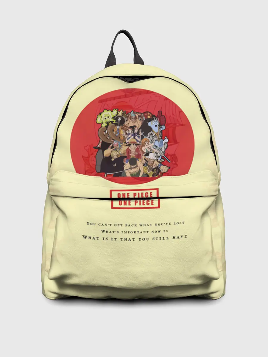 Рюкзак джинсовый / Пираты Соломенной Шляпы | One Piece