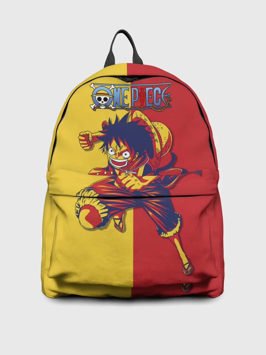 Рюкзак джинсовый / Удар Луффи | One Piece